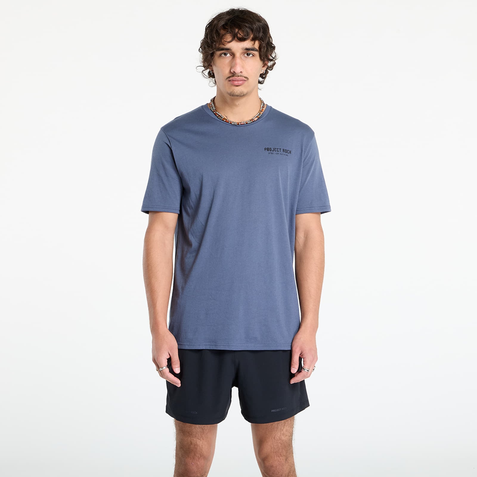 Tricou Under Armour Project Rock Q3 SS Grey M
