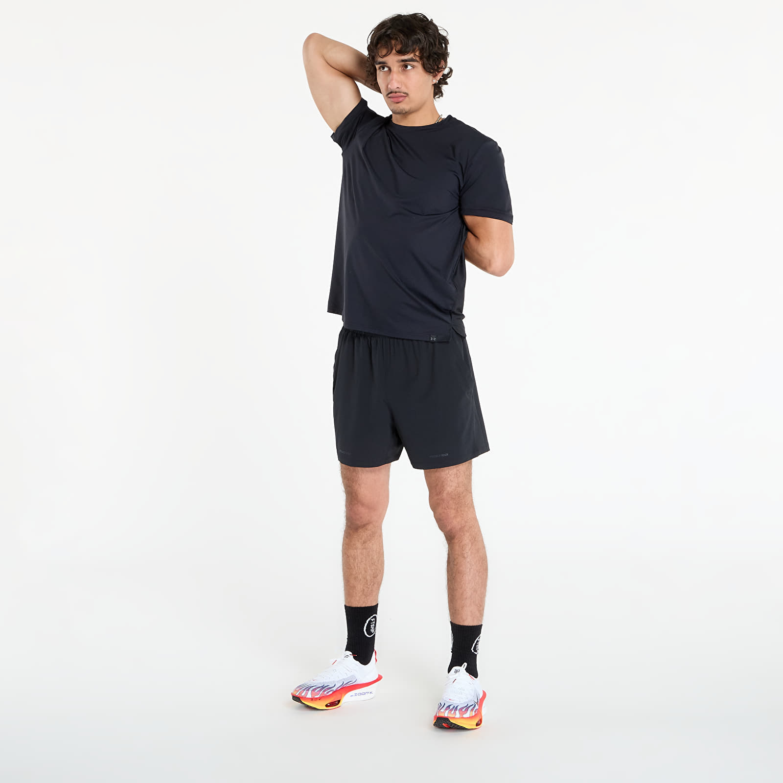 T-shirts Under Armour Project Rock Iso Chill SS Tee Black
