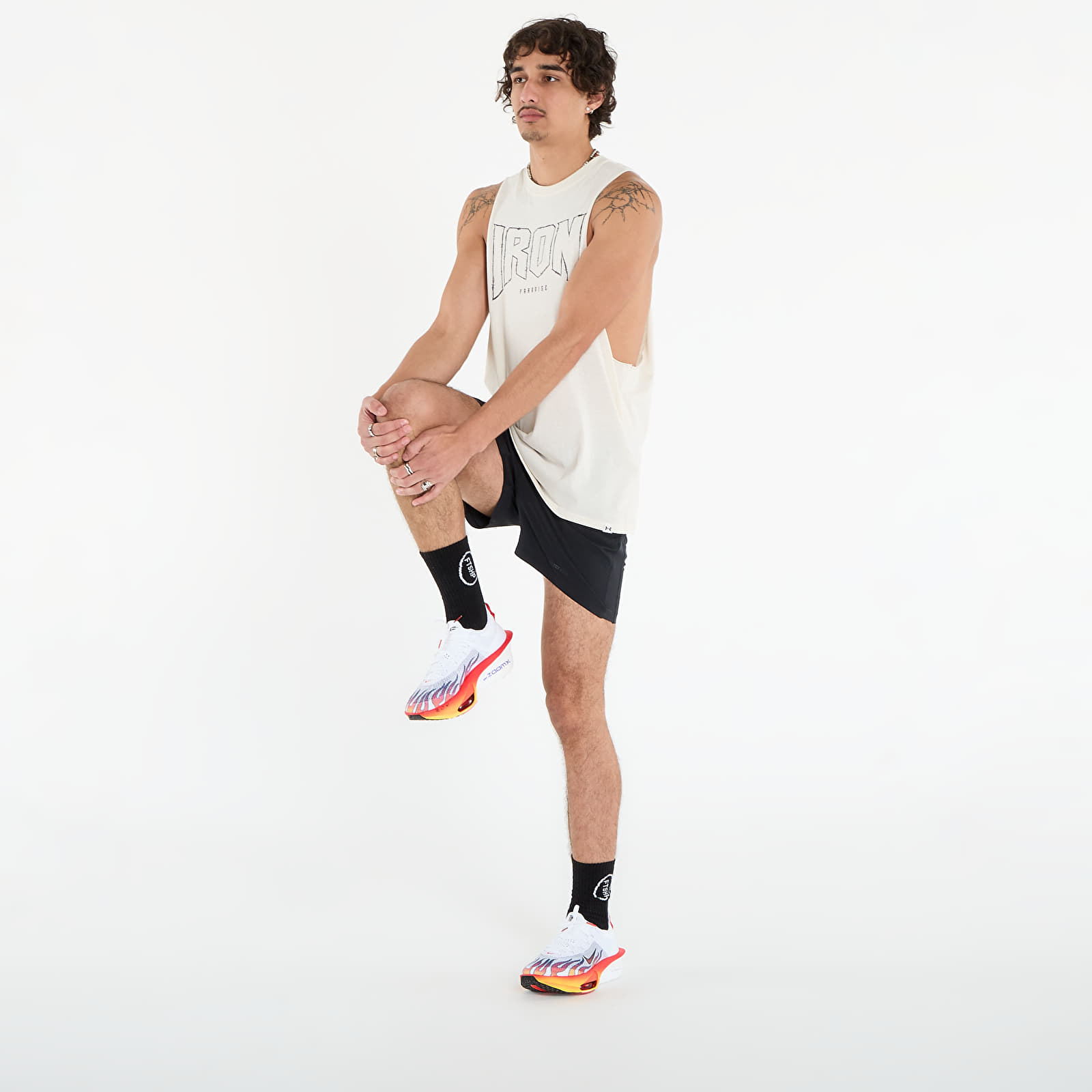 Vests Under Armour Project Rock Tank Beige