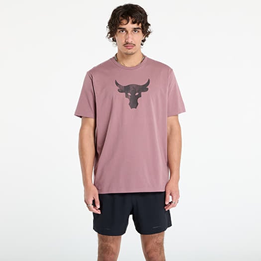 T-shirt Under Armour Project Rock Brahma Bull SS Tee Maroon