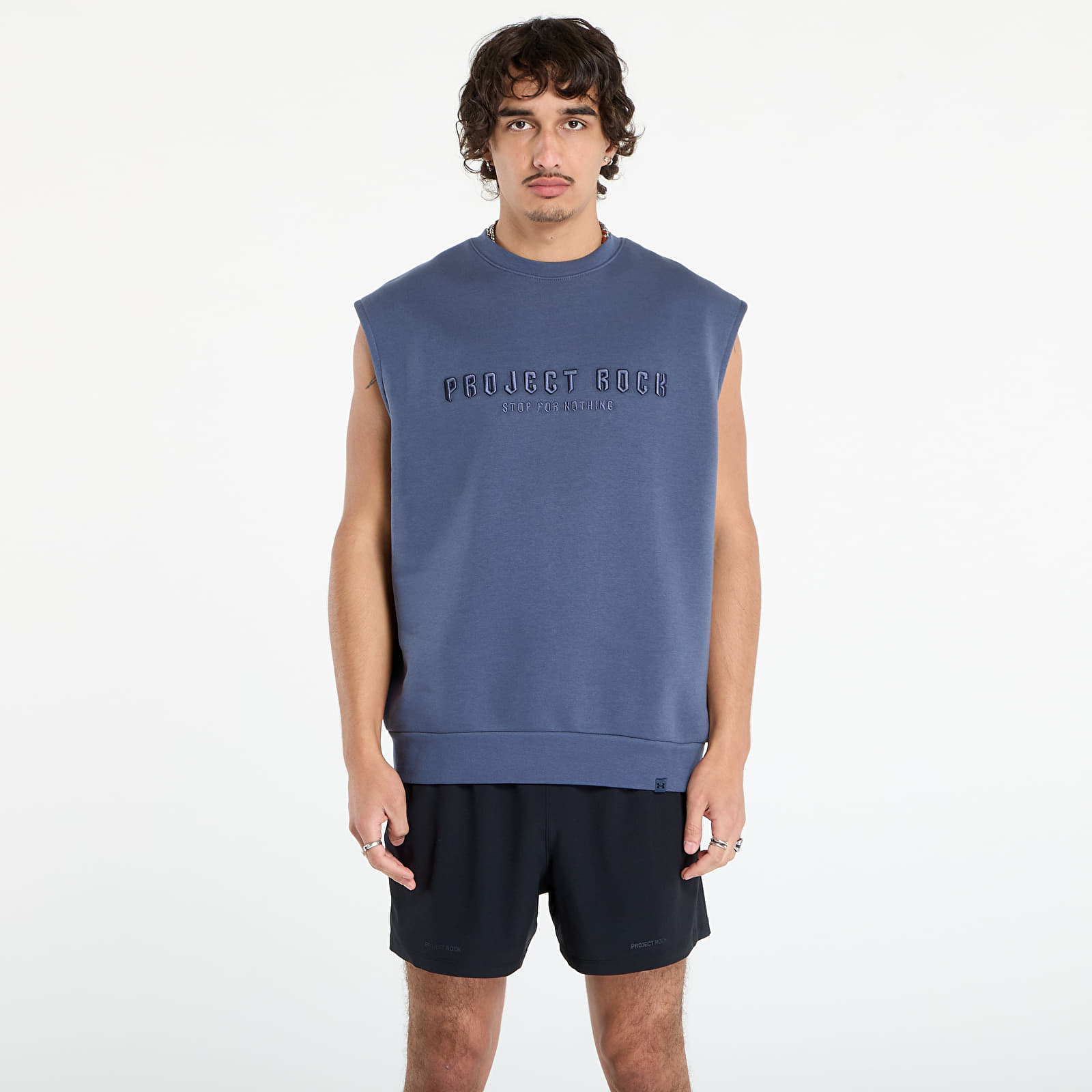 Vests Under Armour Project Rock Icon Sleeveless Grey