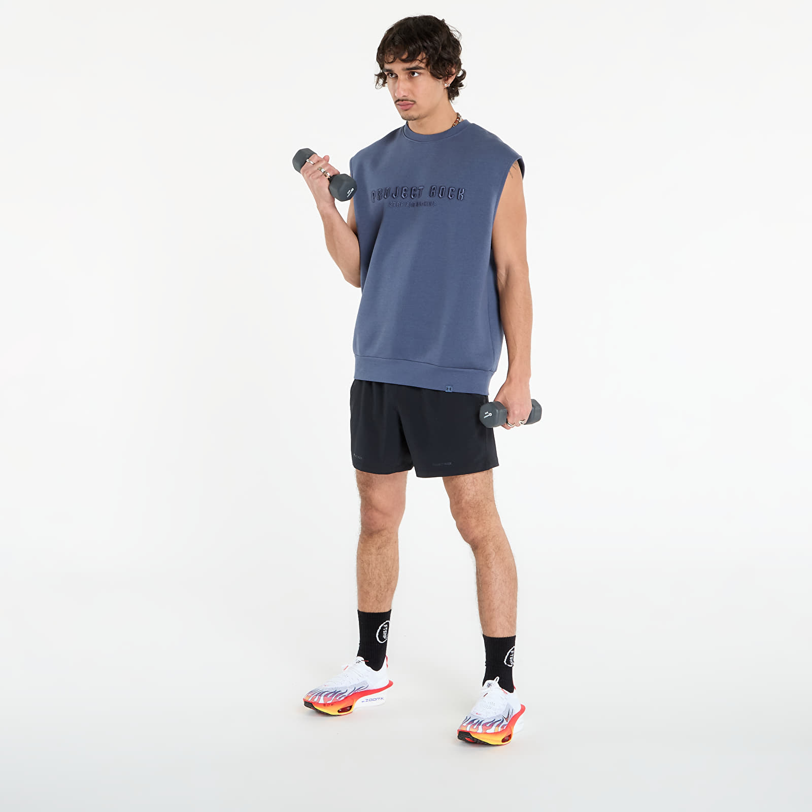 Vests Under Armour Project Rock Icon Sleeveless Grey