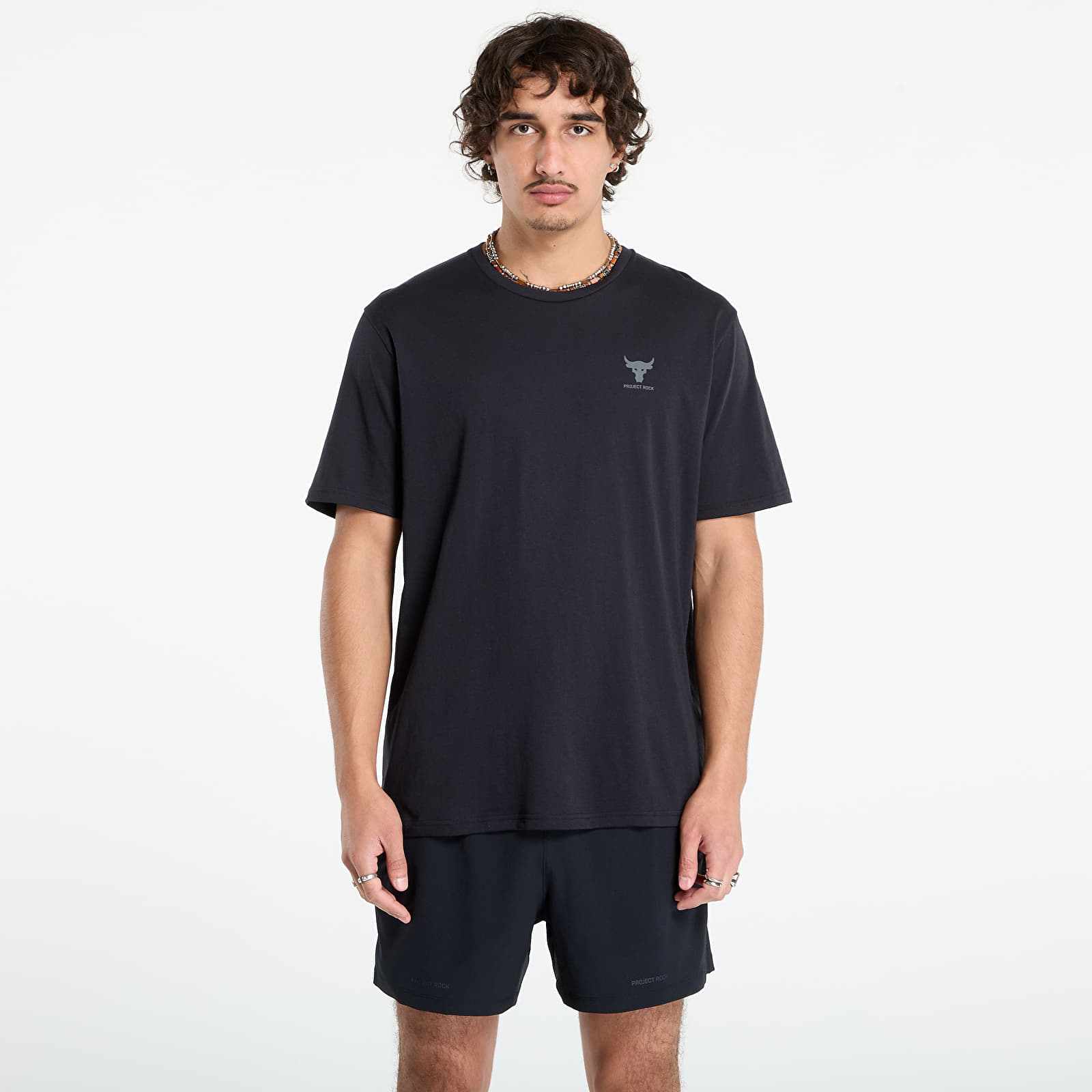 T-shirts Under Armour Project Rock Simple Branded T-Shirt Black