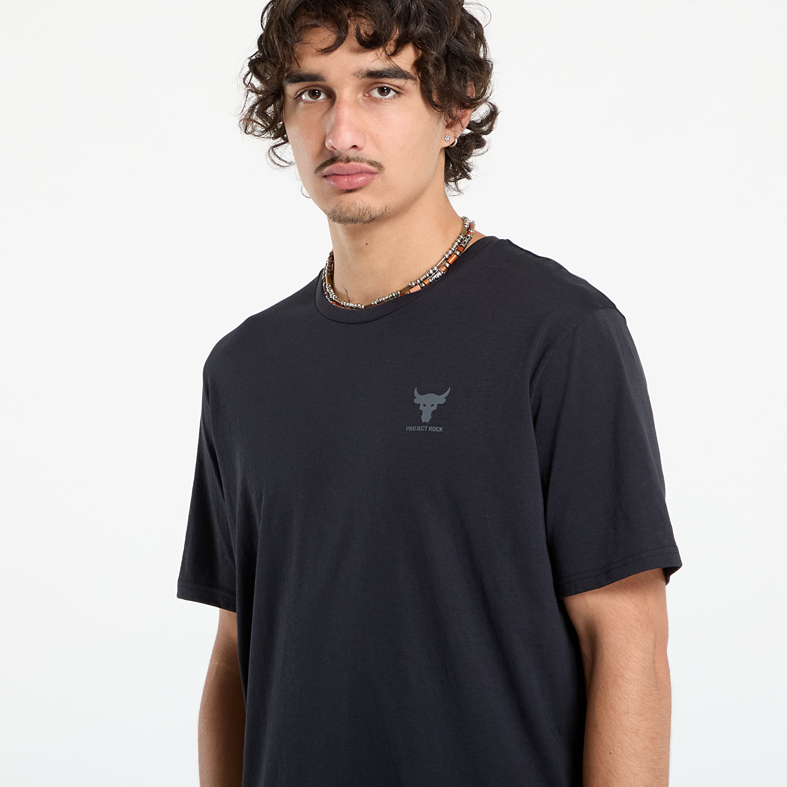 T-shirts Under Armour Project Rock Simple Branded T-Shirt Black