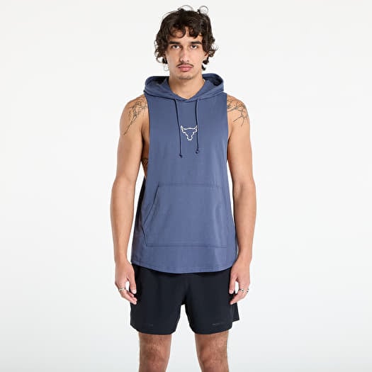 T-shirt Under Armour Project Rock Q3PO SL Hoodie Grey