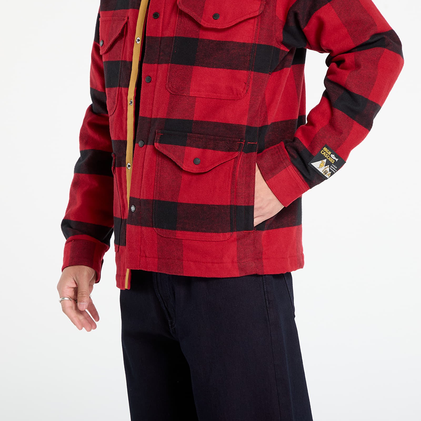 Bundy Columbia High Cascades™ Shirt Jacket Red Dahlia Tims Buffalo Plaid