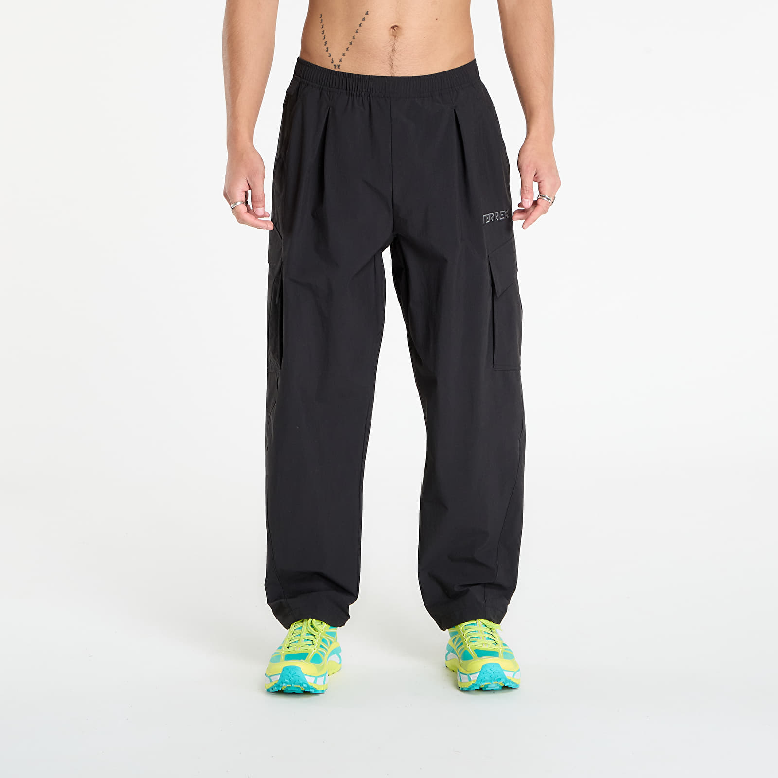 Nohavice adidas Terrex Xploric Cargo Joggers Black
