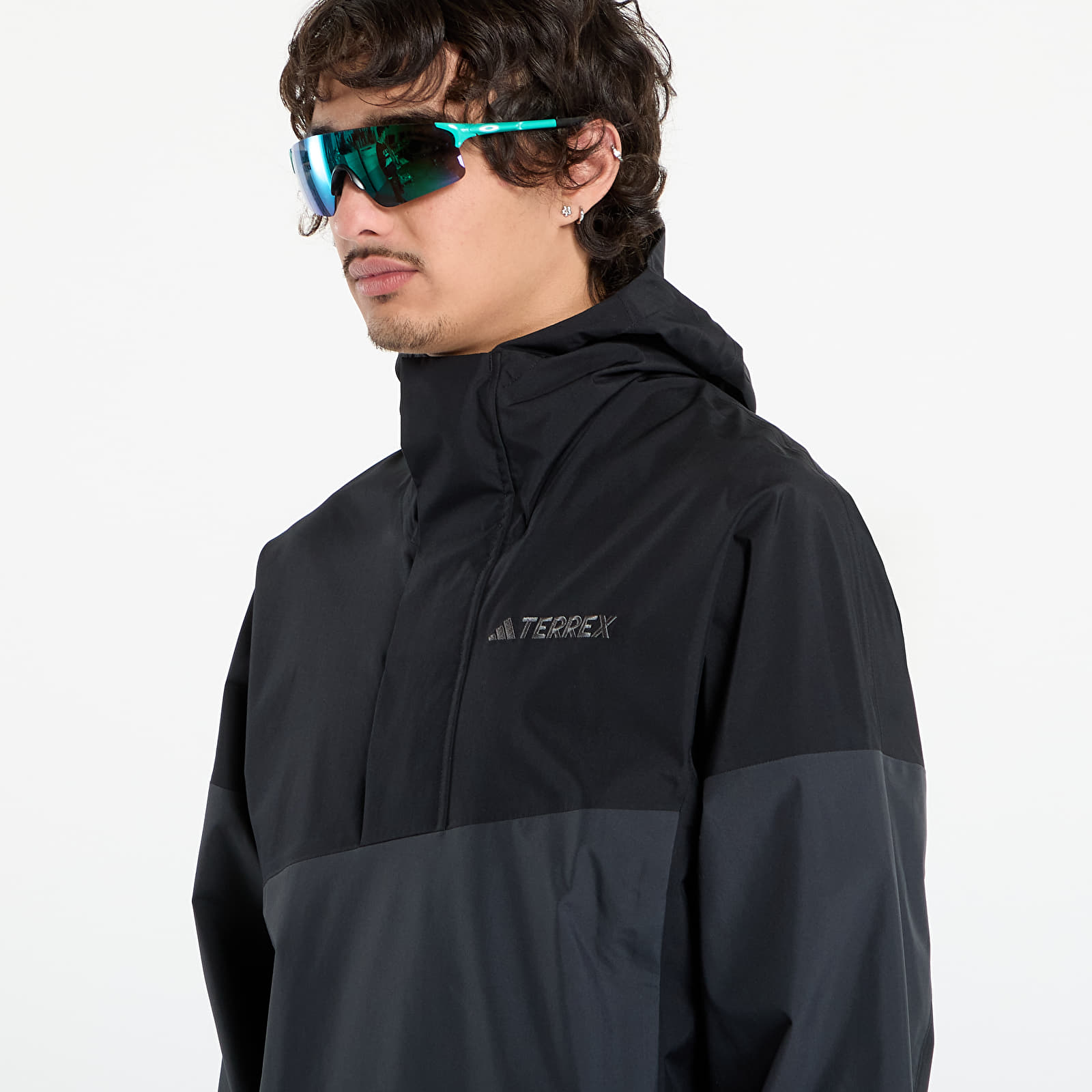 Bundy adidas Terrex Xploric 2.5L Climaproof Anorak Black/ Semi Impact Orange