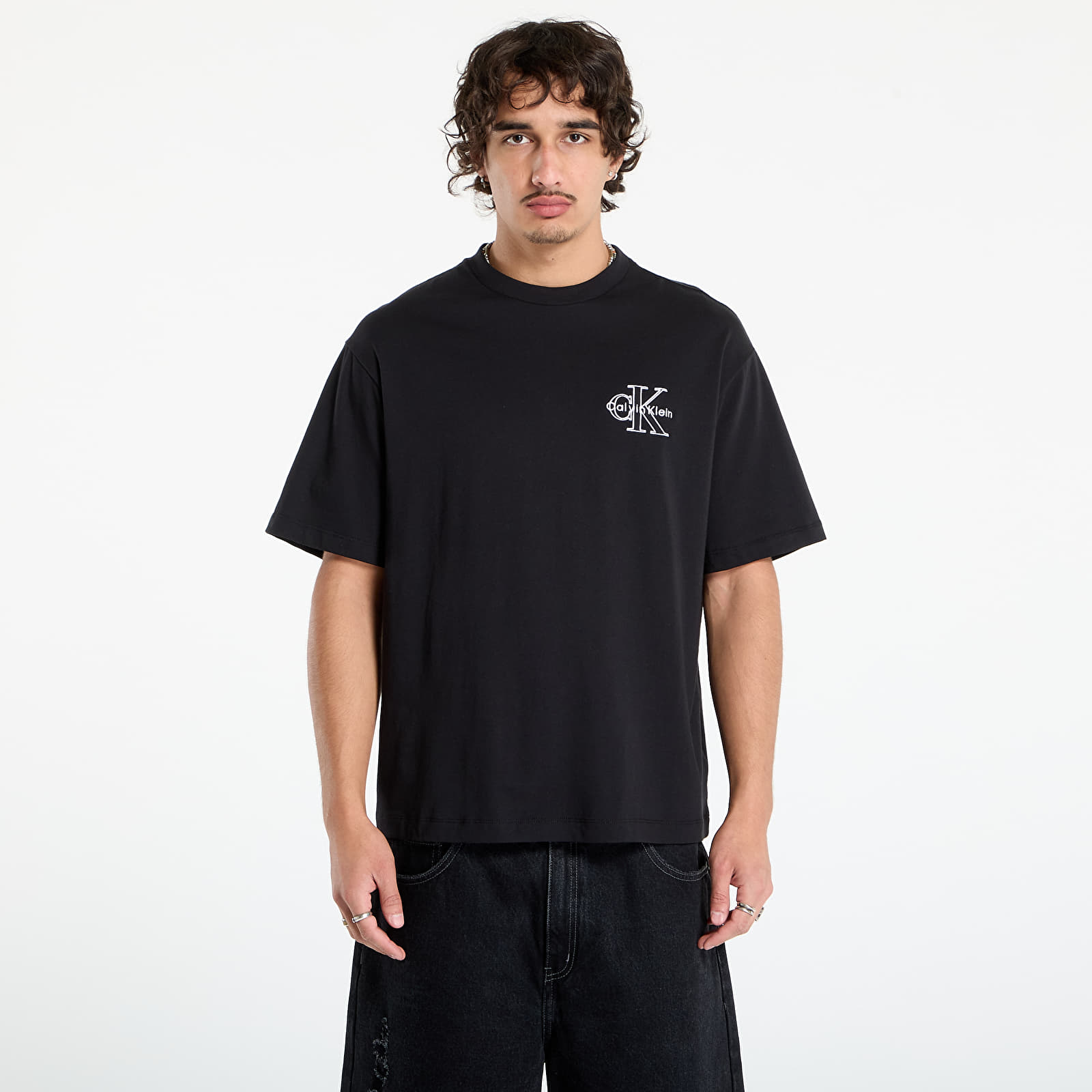 T-särgid Calvin Klein Jeans Ss 30S Micro Monolog Graphic Tee Black