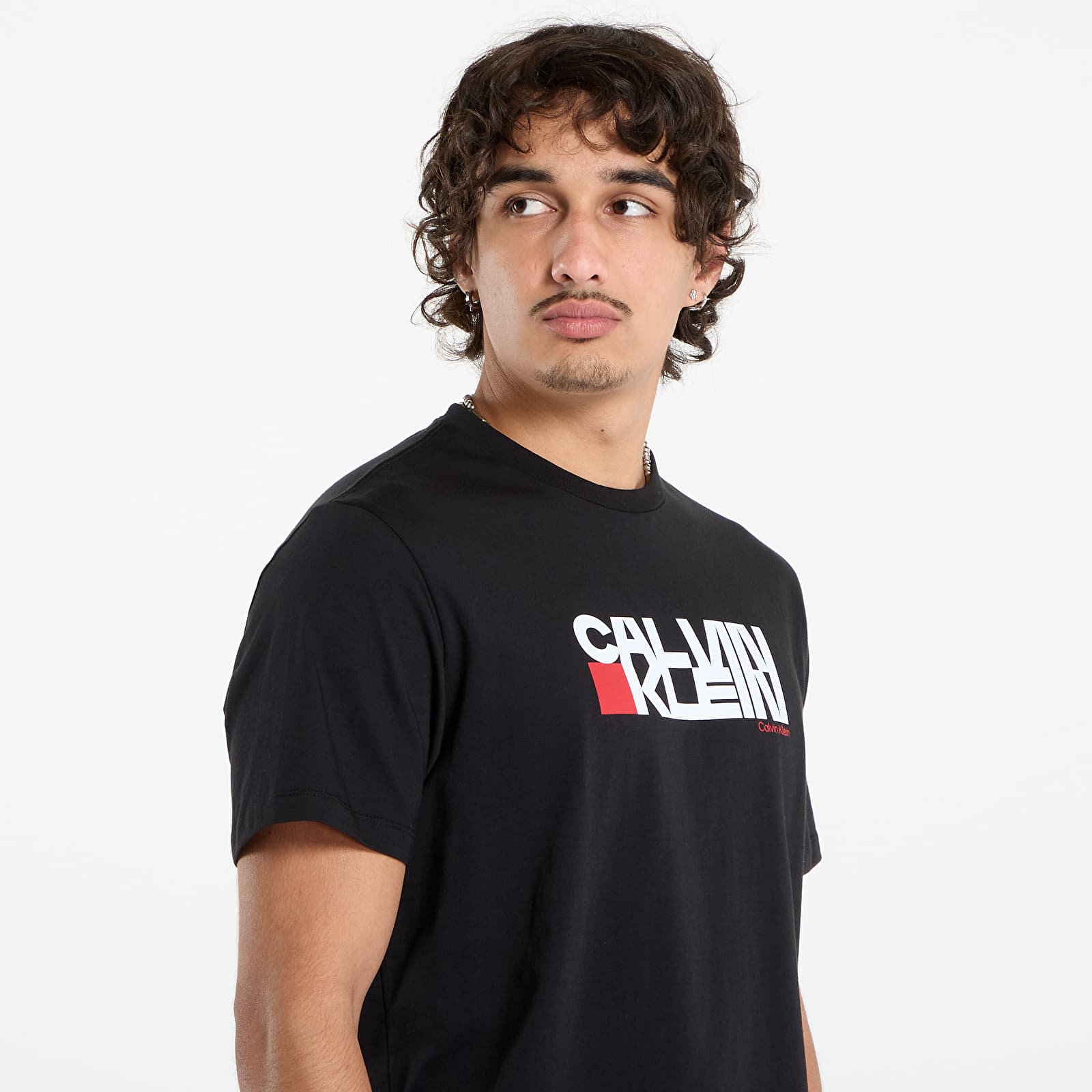 Tričká Calvin Klein Jeans SS Redbox Graphic Tee Black