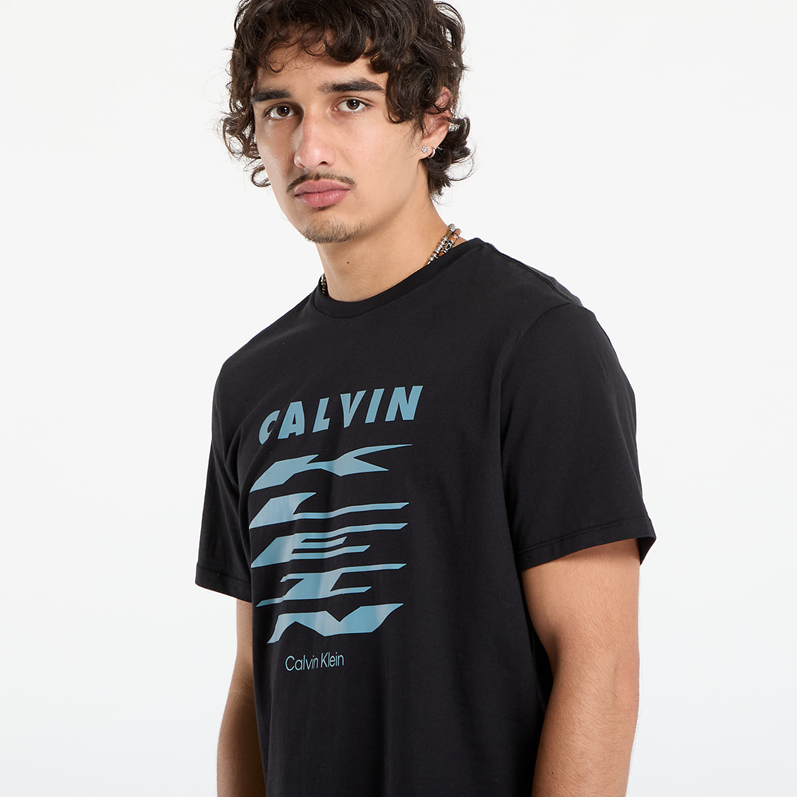 Tričká Calvin Klein Jeans SS Graphic Tee Black