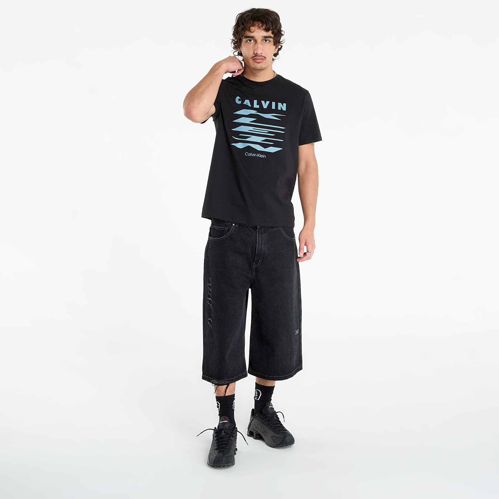 Tričká Calvin Klein Jeans SS Graphic Tee Black