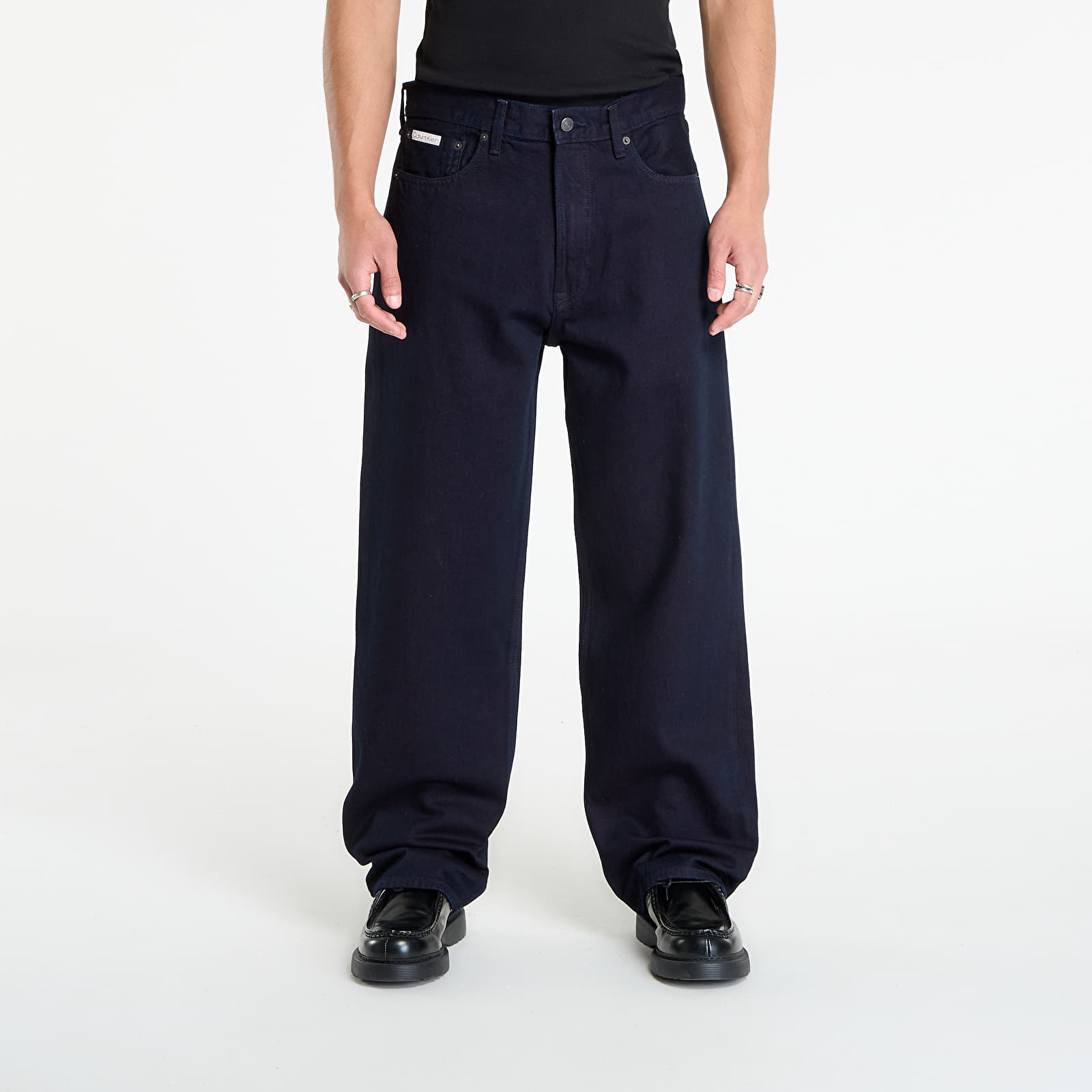 Džínsy Calvin Klein Jeans Baggy Merlot Jeans Black