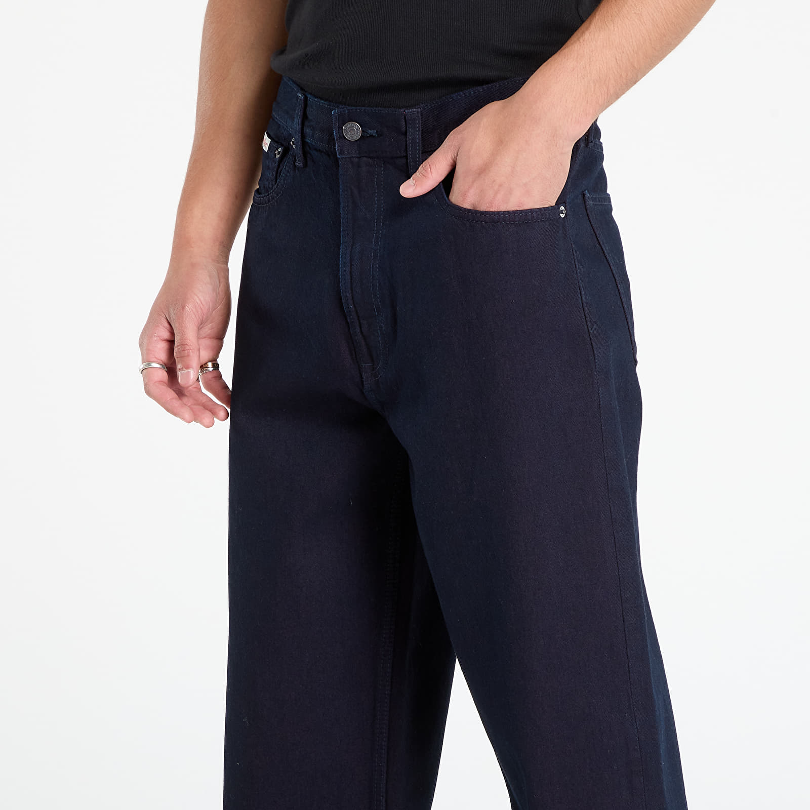 Džínsy Calvin Klein Jeans Baggy Merlot Jeans Black
