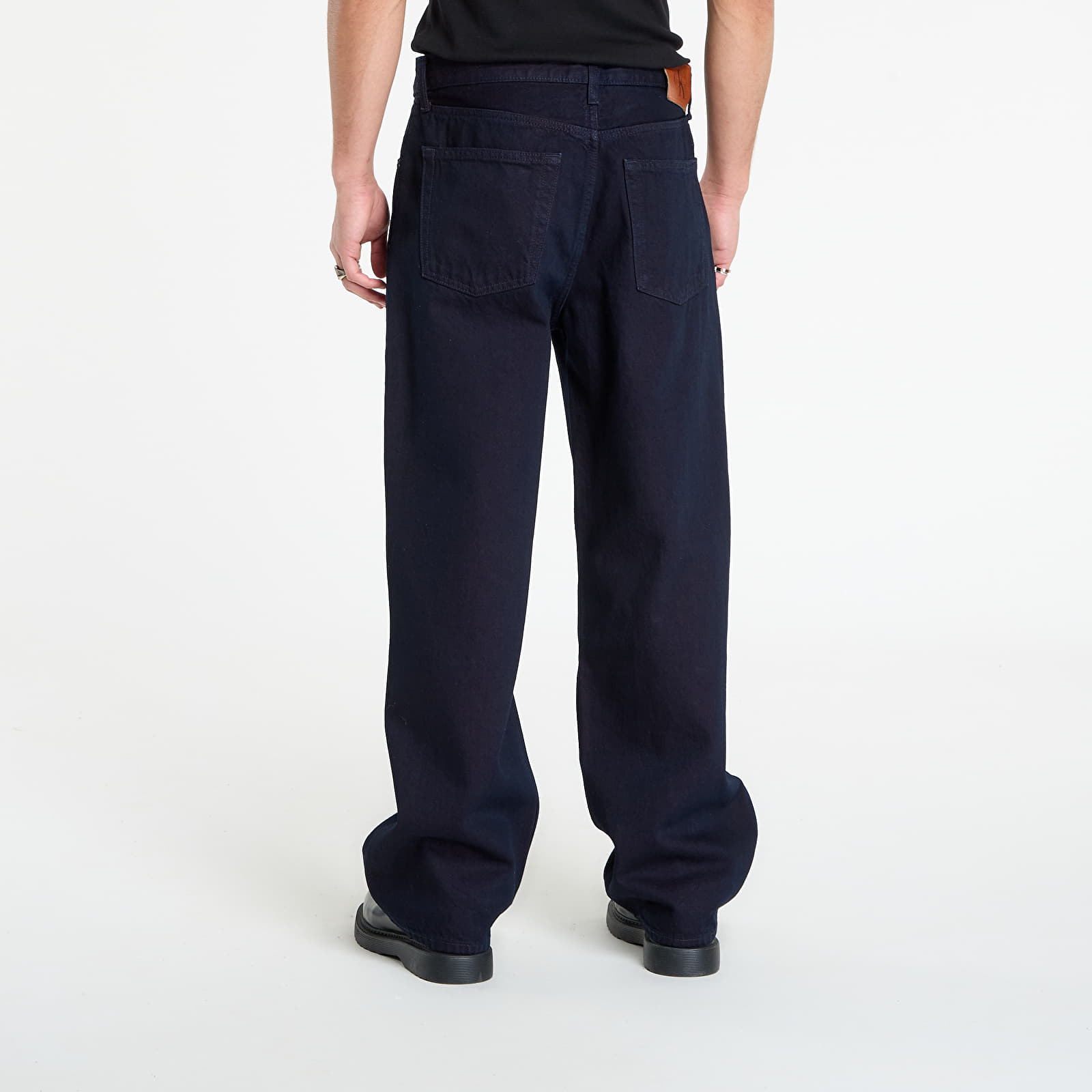 Džínsy Calvin Klein Jeans Baggy Merlot Jeans Black