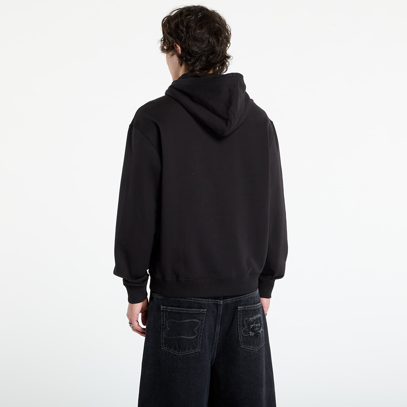Mikiny Calvin Klein Jeans LS Terry Sweatshirt Black