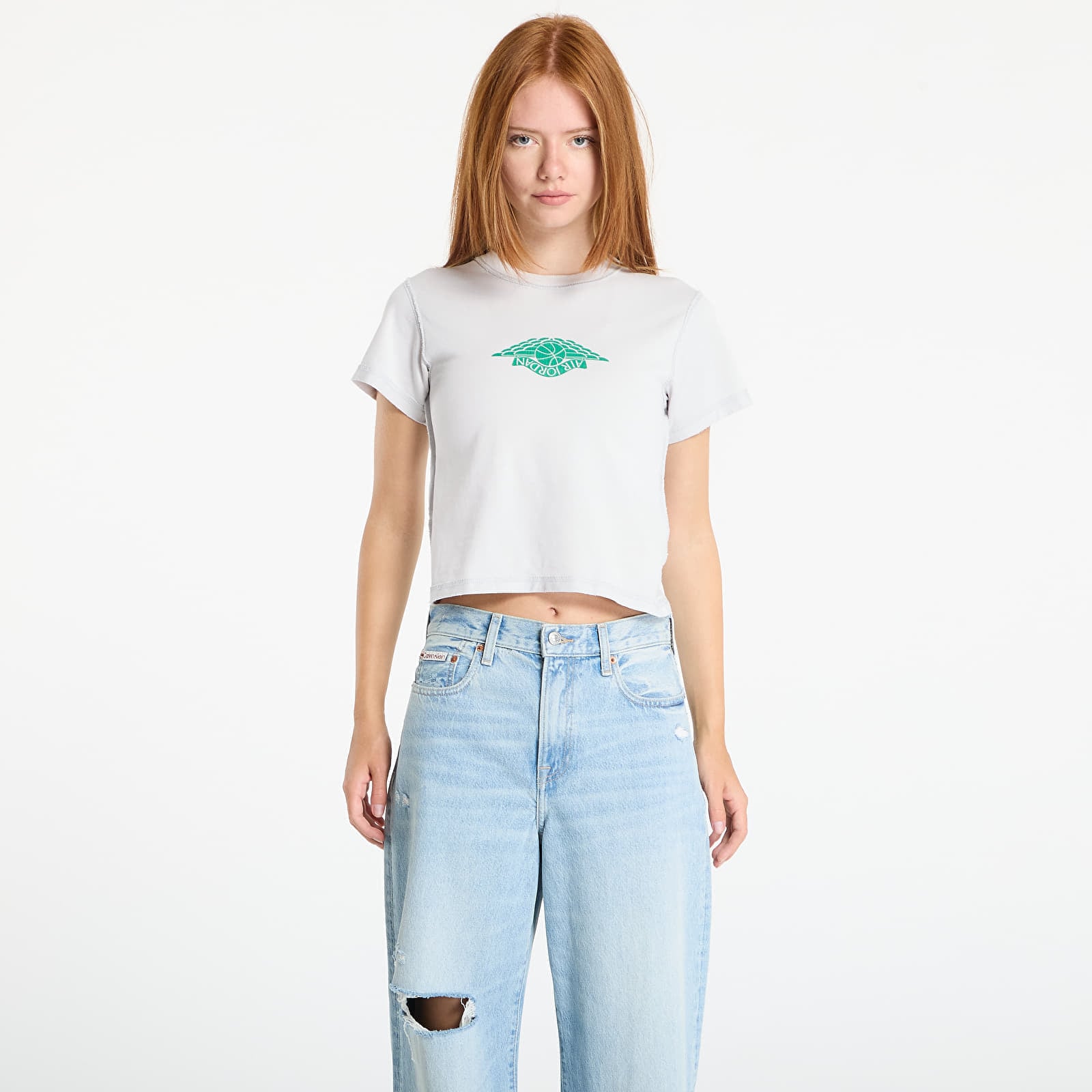 Tricou Jordan Rare Air Womens T-Shirt Neutral Grey XS