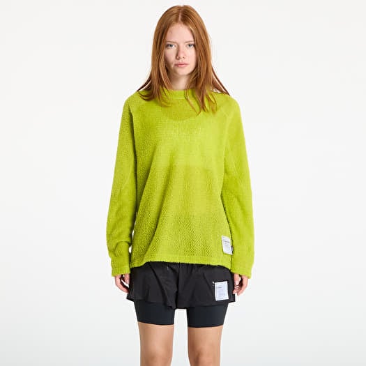 Satisfy FuzzFleece AD Long Tee UNISEX Grenoble Green