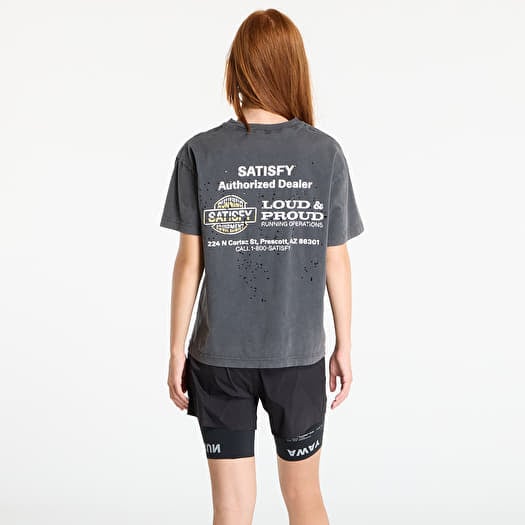 T-shirts Satisfy MothTech T-Shirt UNISEX Aged Black | Footshop