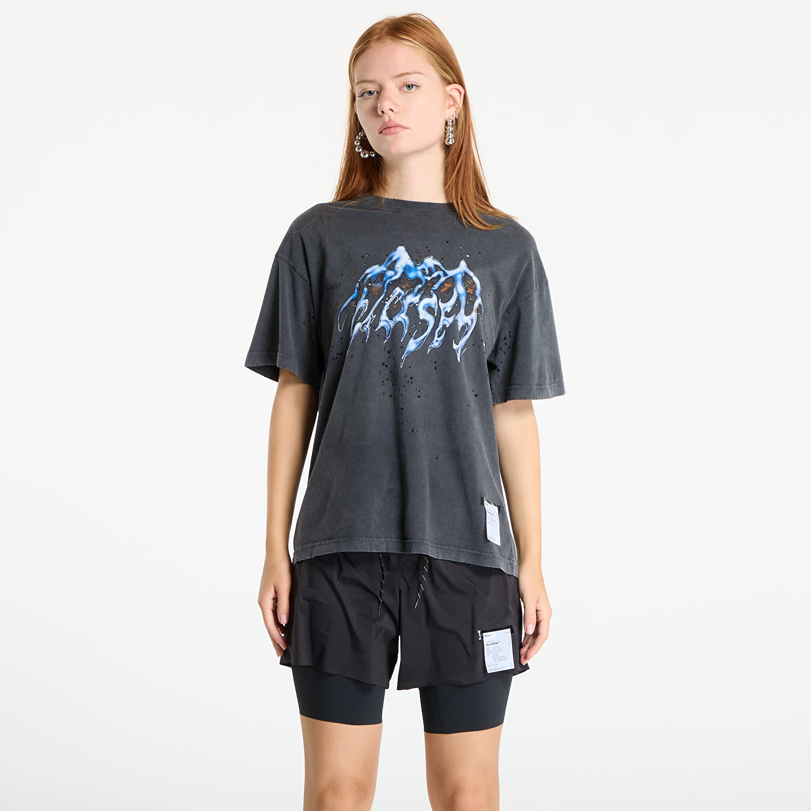 Majice T-shirt Satisfy MothTech T-Shirt UNISEX Aged Black