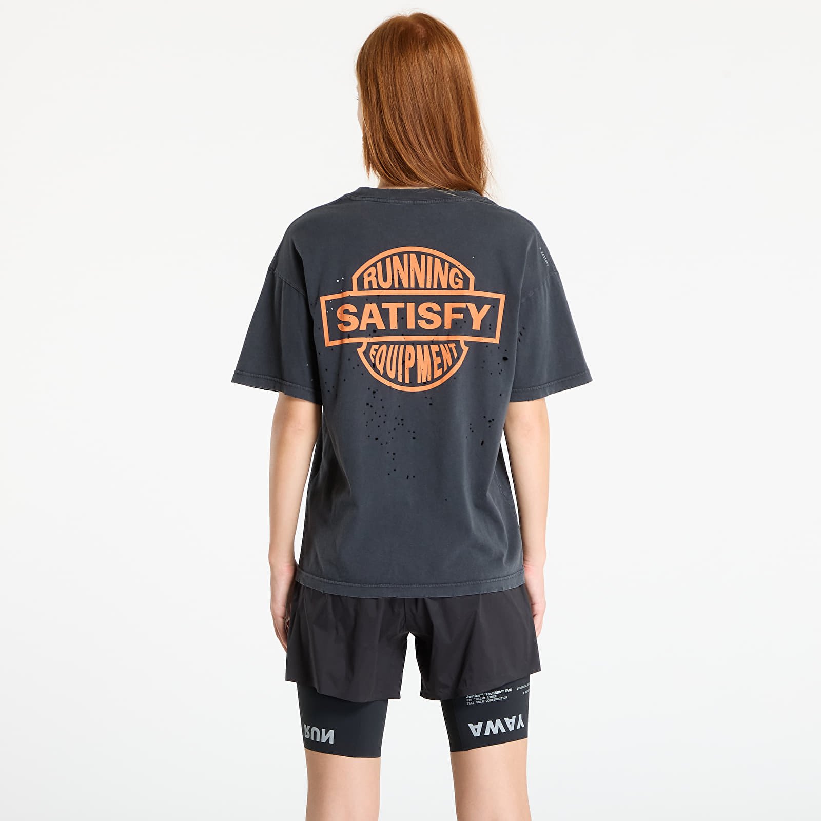 Magliette Satisfy MothTech T-Shirt UNISEX Aged Black
