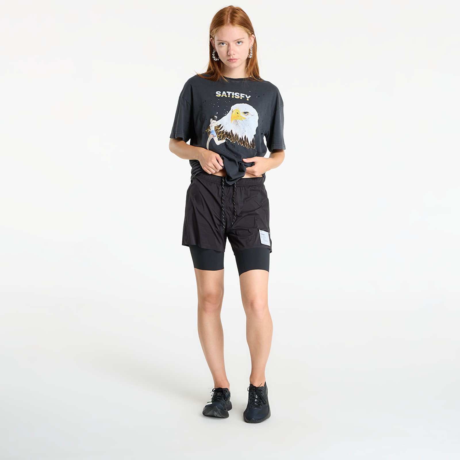 Magliette Satisfy MothTech T-Shirt UNISEX Aged Black