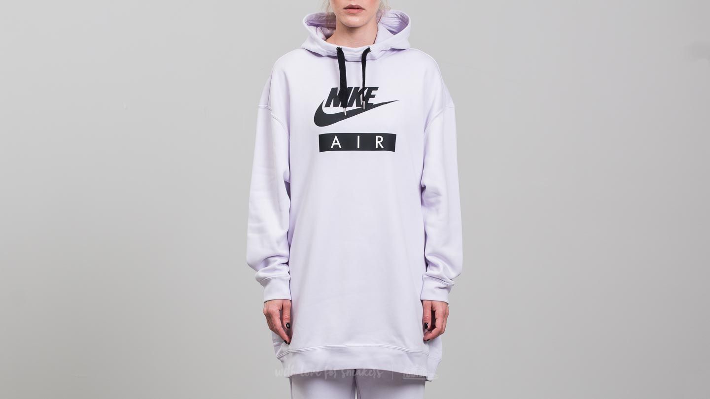 Hoodies and sweatshirts  Nike Sportswear Air Hoodie Dress Barely Grape/ Black