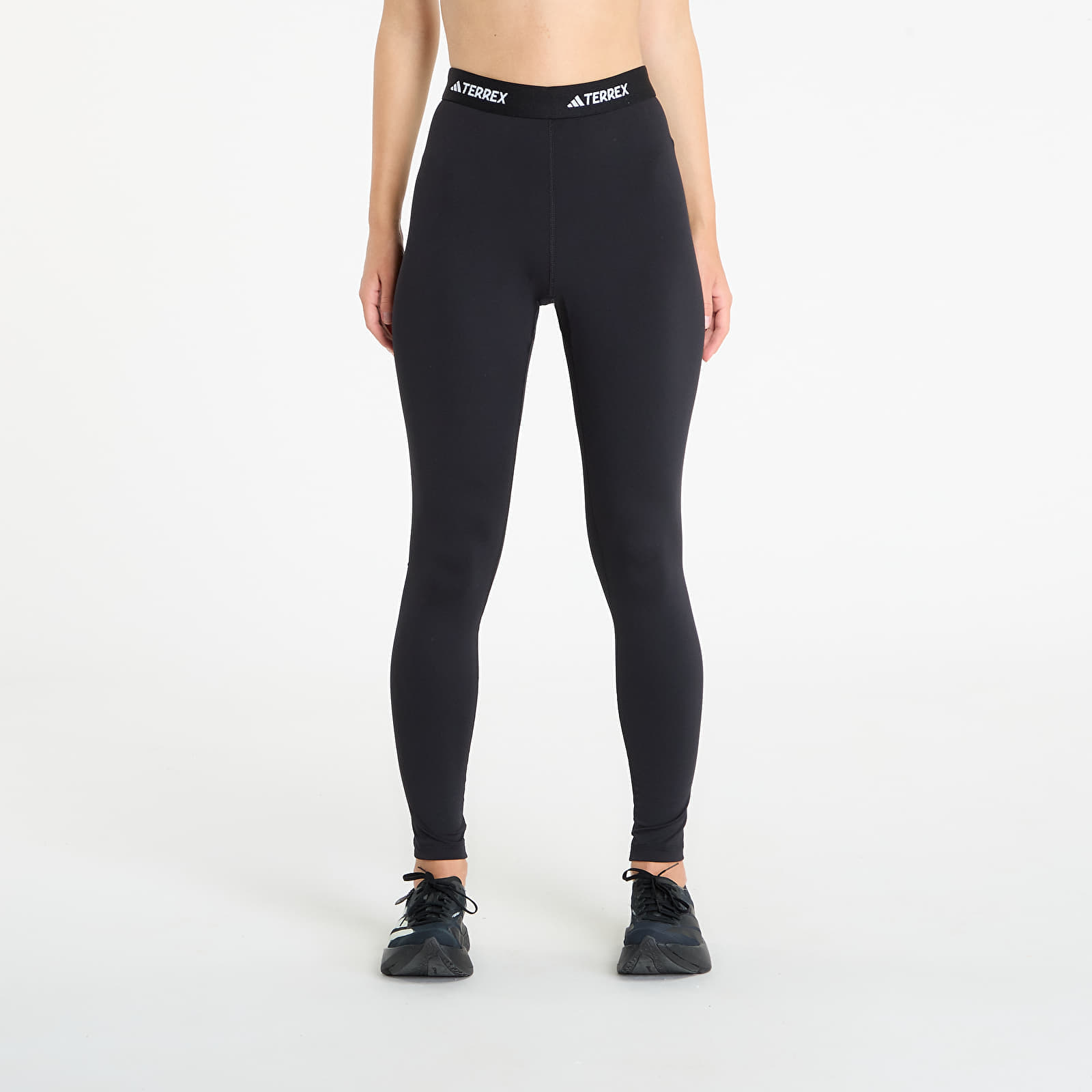 Colanți adidas Multi Synthetic Base Layer Leggings Black/ Black M