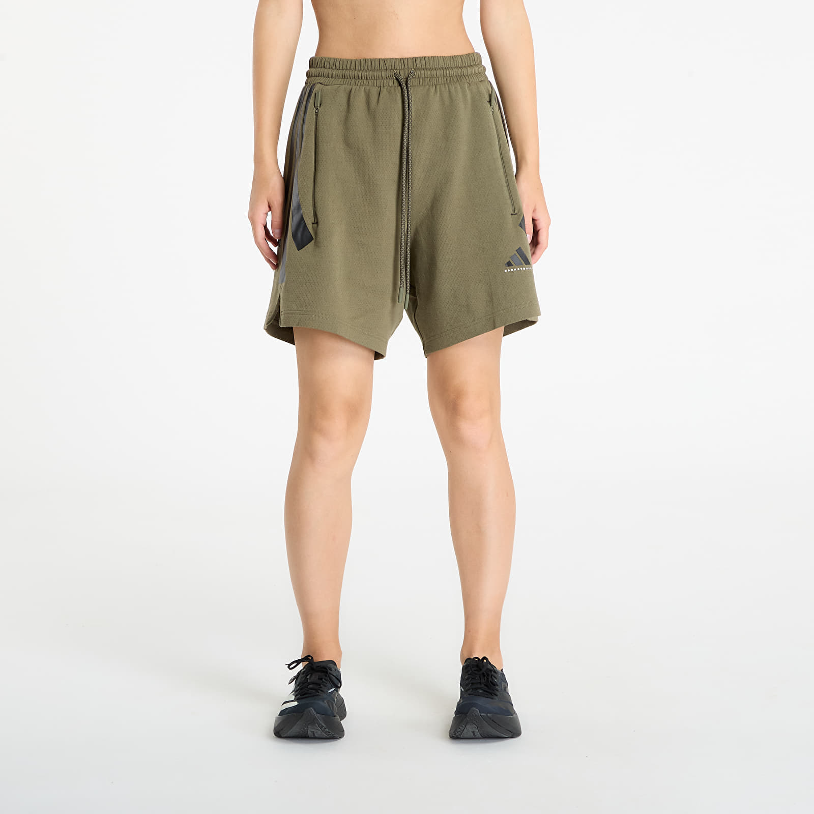 Къси панталони adidas Basketball Spacer Shorts UNISEX Olive Strata M