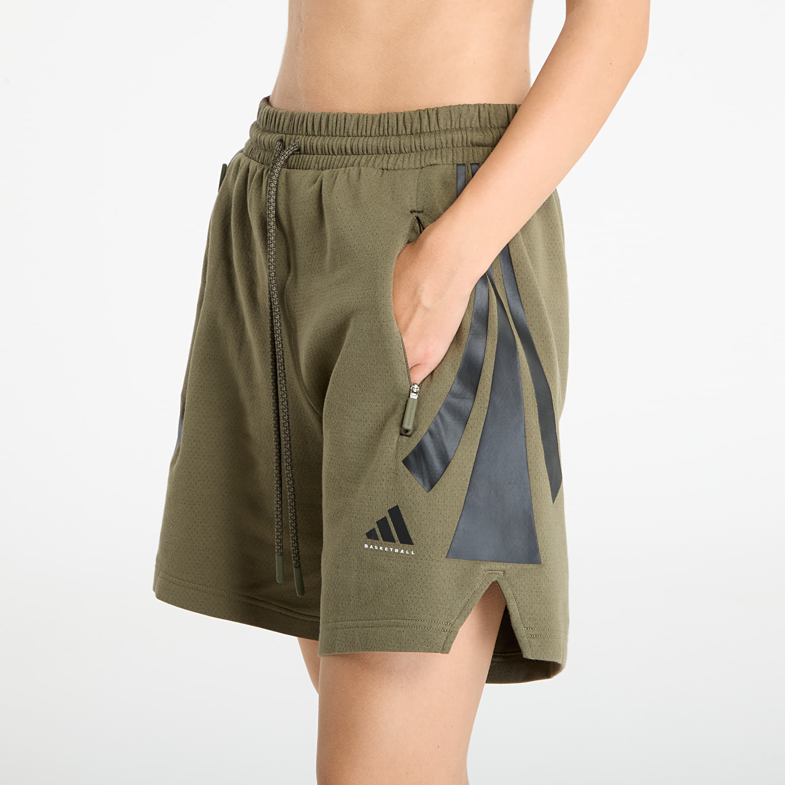 Shorts adidas Basketball Spacer Shorts UNISEX Olive Strata