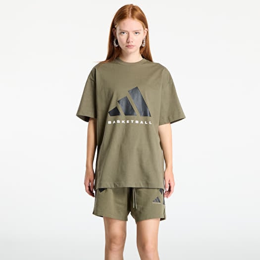 adidas Basketball T-Shirt UNISEX Olive Strata