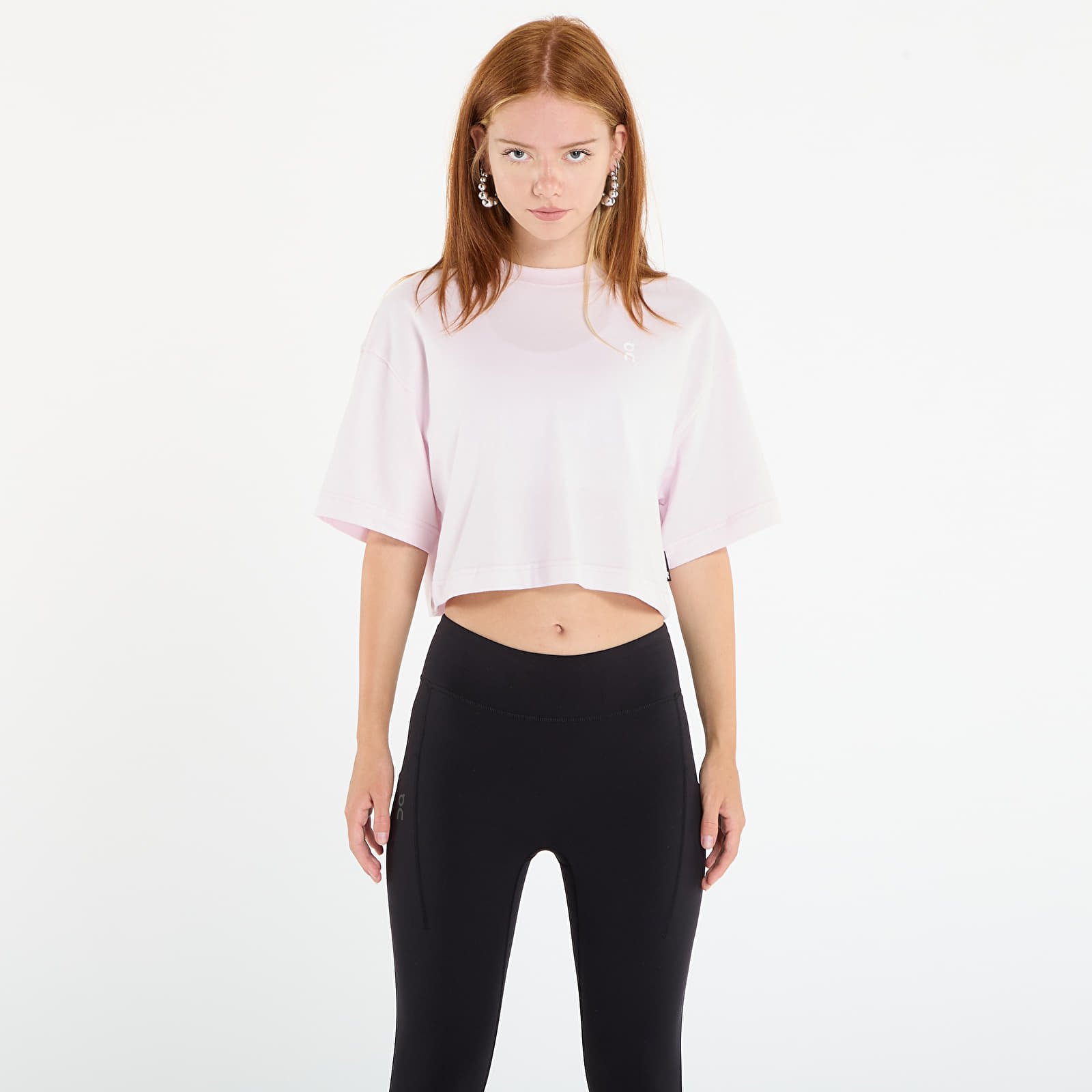 Дамски тениски On Club Boxy Tee Purple