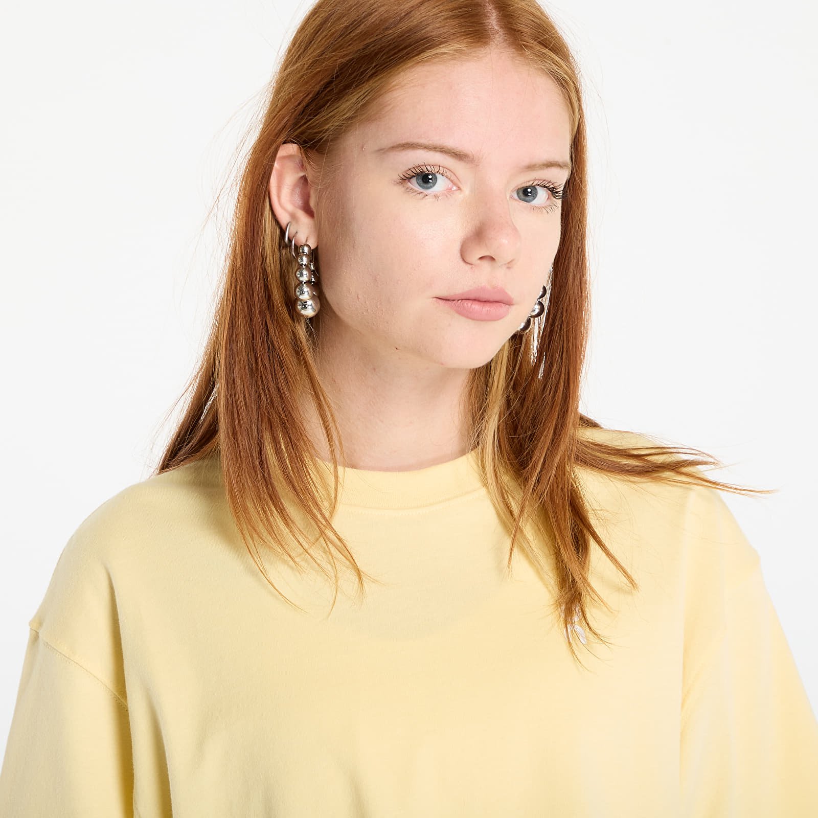 Дамски тениски On Club Boxy Tee Yellow