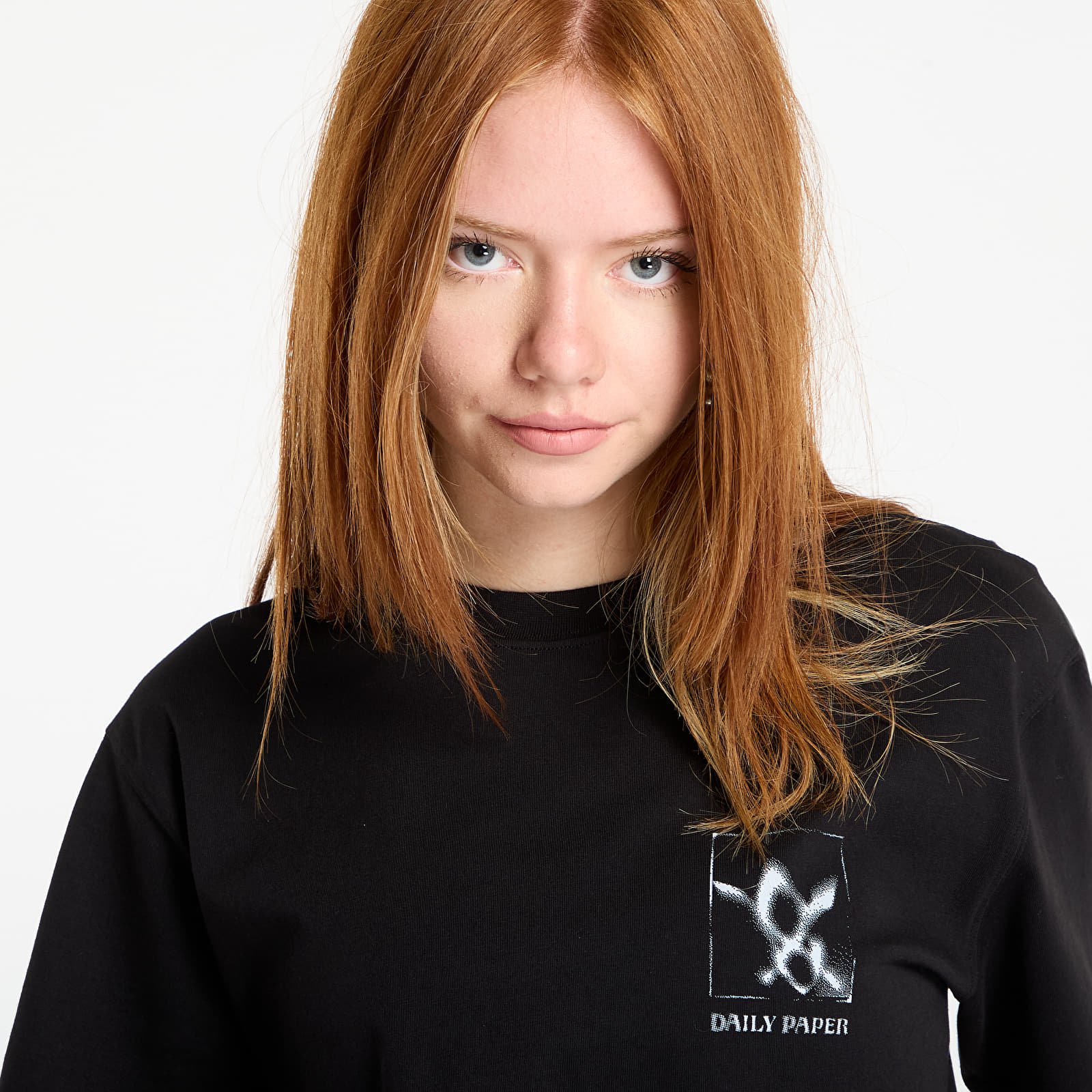 Majice T-shirt Daily Paper Shadow Grid Ss T-Shirt Black