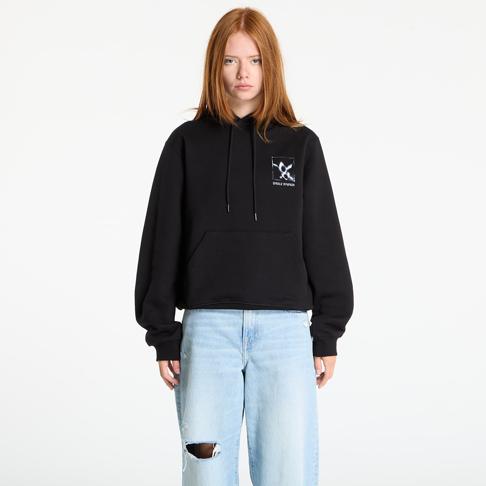 Sweatshirt Daily Paper Shadow Grid Hoodie Black S