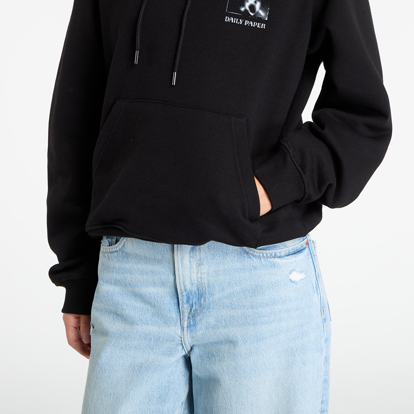 Felpe Daily Paper Shadow Grid Hoodie Black