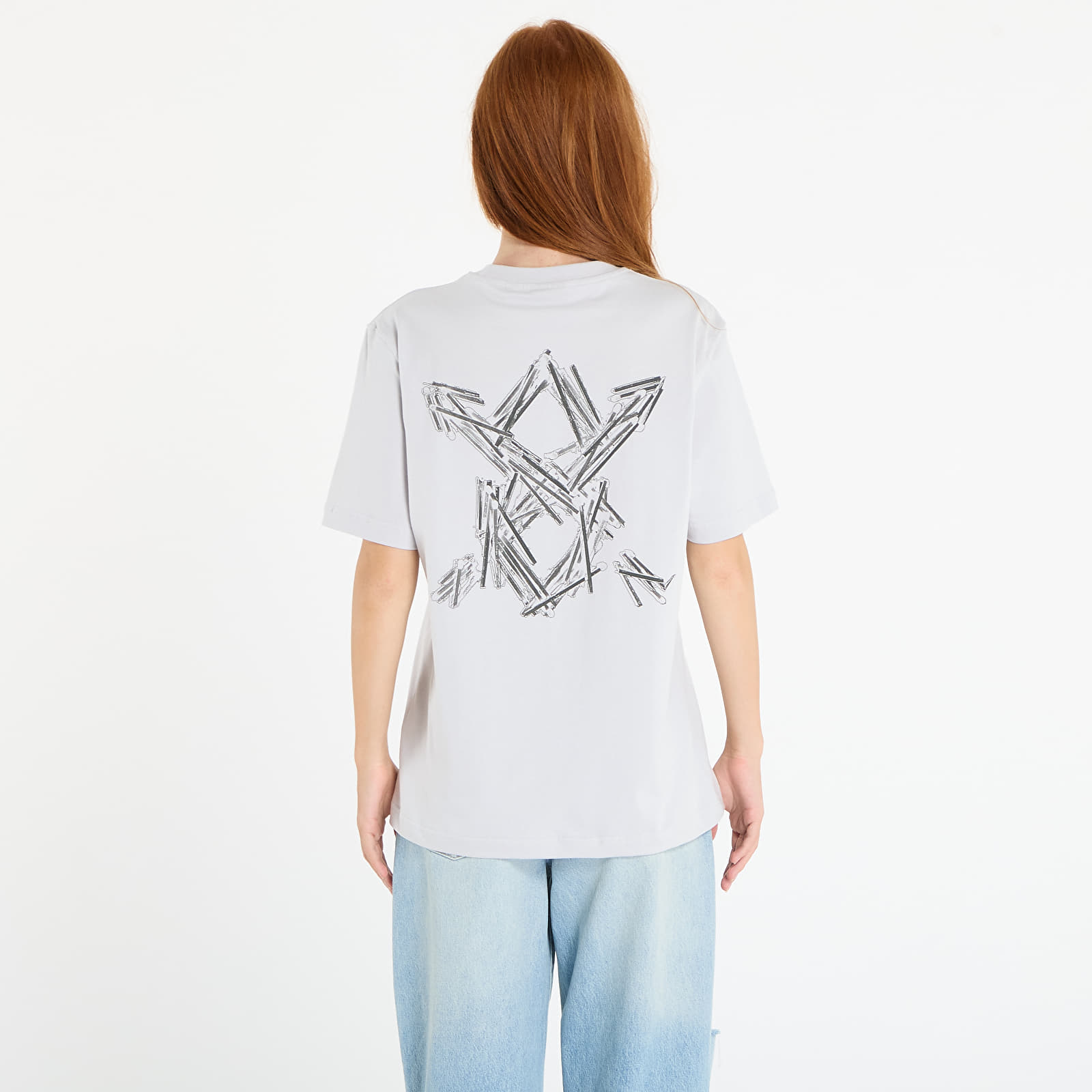 Тениски Daily Paper Matchstick Shield Ss T-Shirt Micro Chip Grey