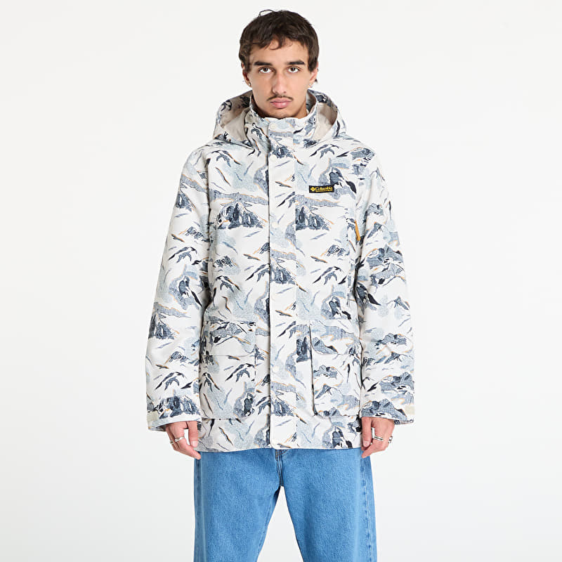 Bunda Columbia High Cascades™ Interchange Reversible Bomber Jacket Dark Stone Skylines
