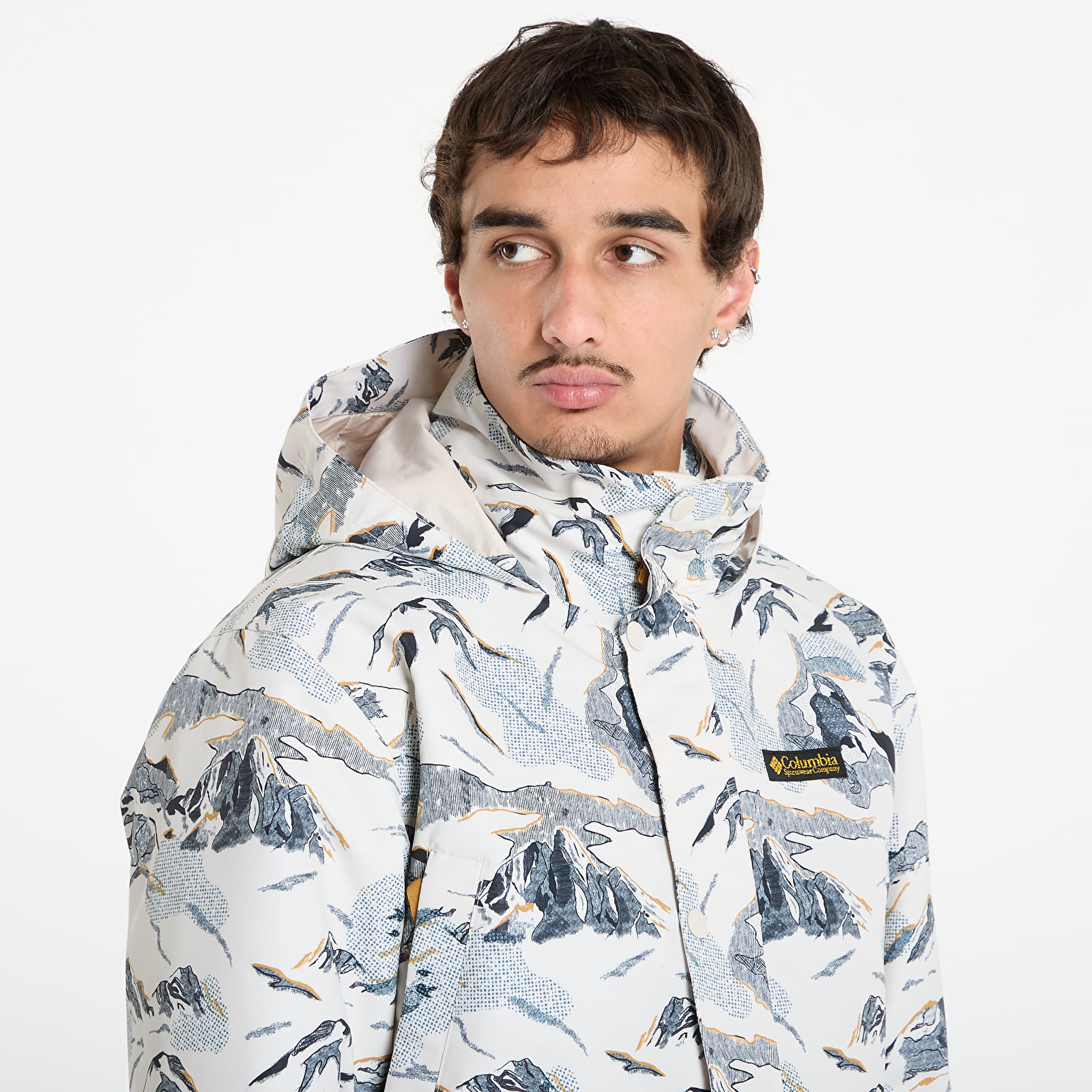 Jackets Columbia High Cascades™ Interchange Reversible Bomber Jacket Dark Stone Skylines