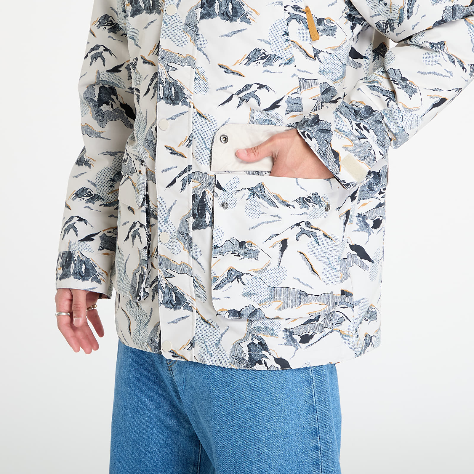 Jackets Columbia High Cascades™ Interchange Reversible Bomber Jacket Dark Stone Skylines