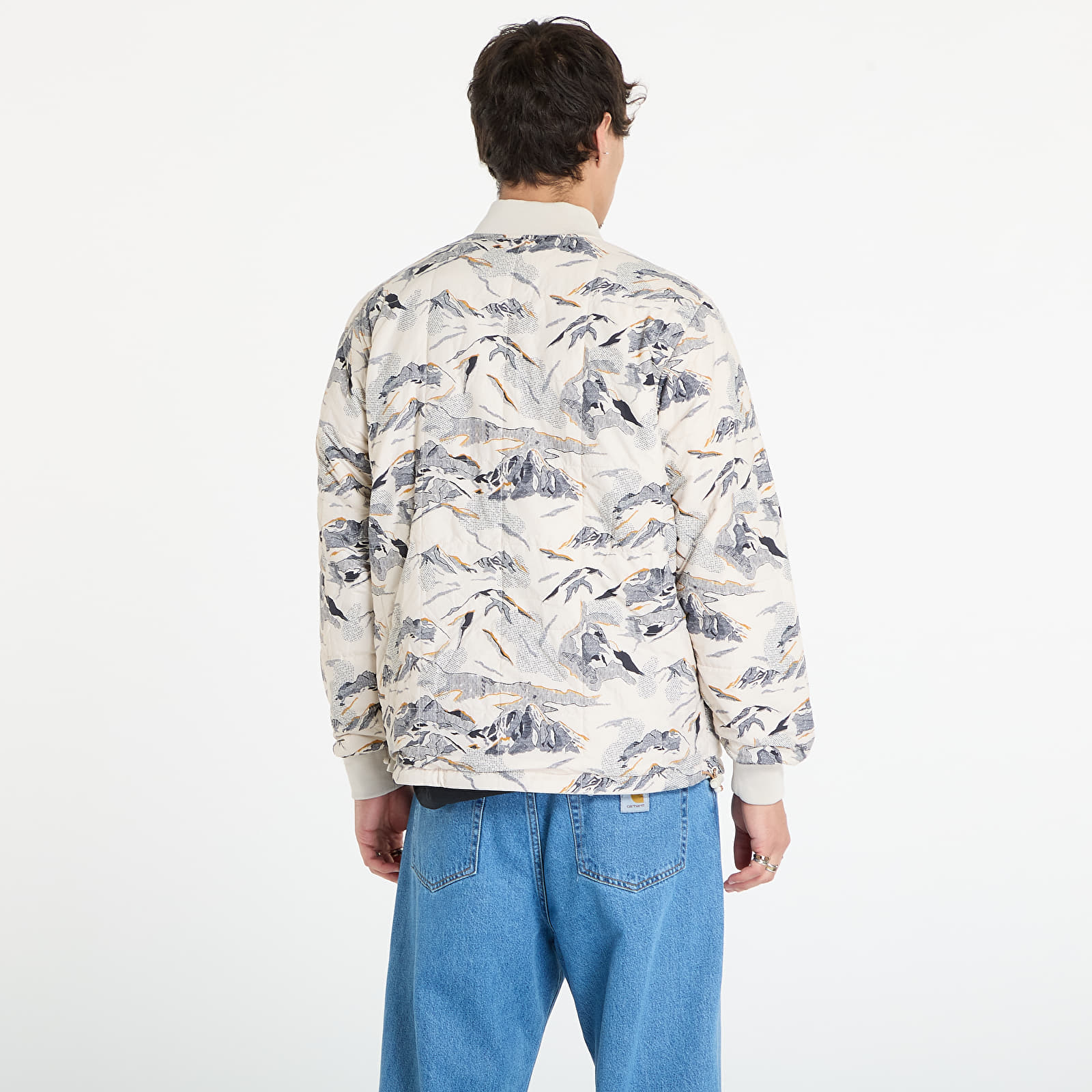 Jackets Columbia High Cascades™ Interchange Reversible Bomber Jacket Dark Stone Skylines