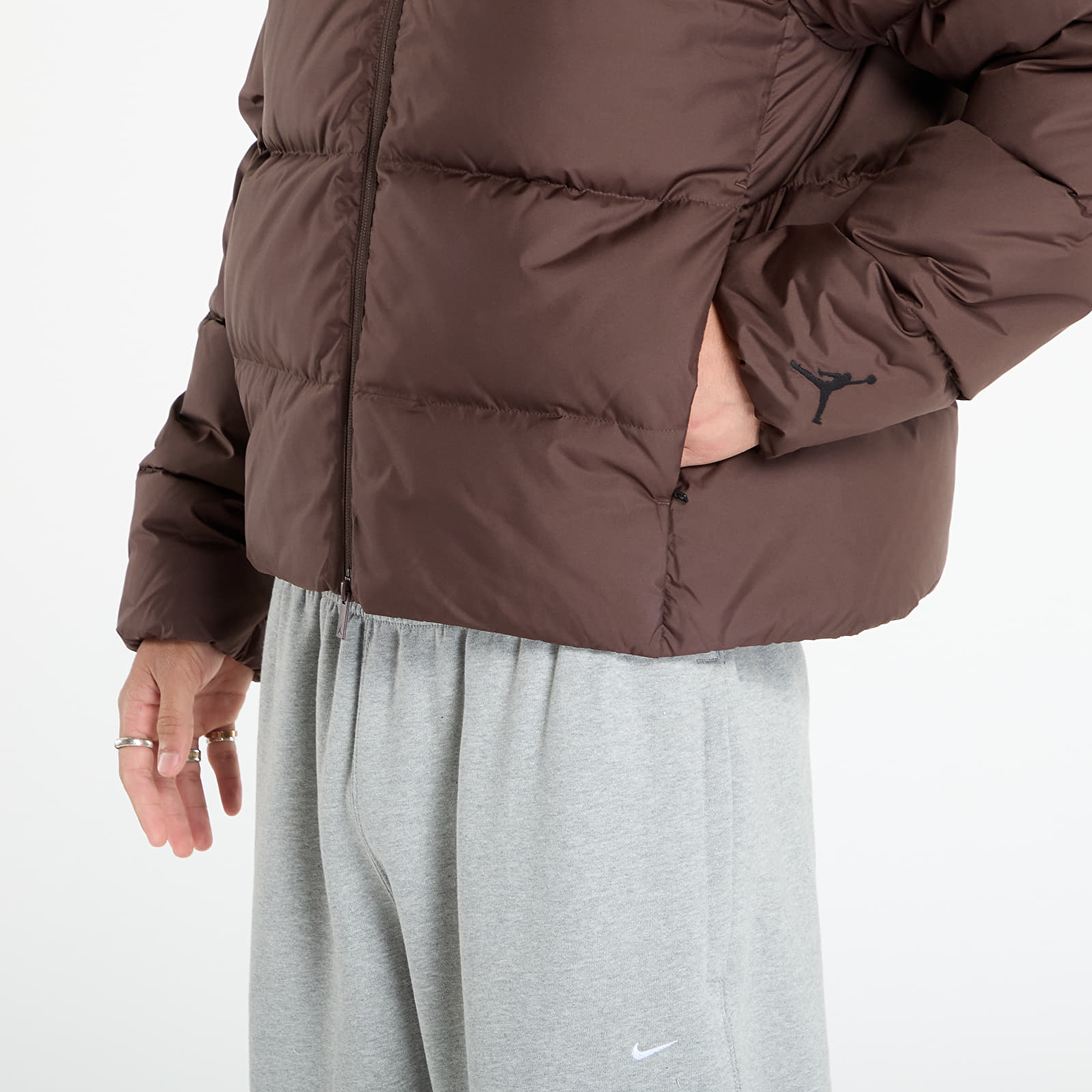 Пухени якета Jordan Flight Men's Down Puffer Jacket Baroque Brown/ Black