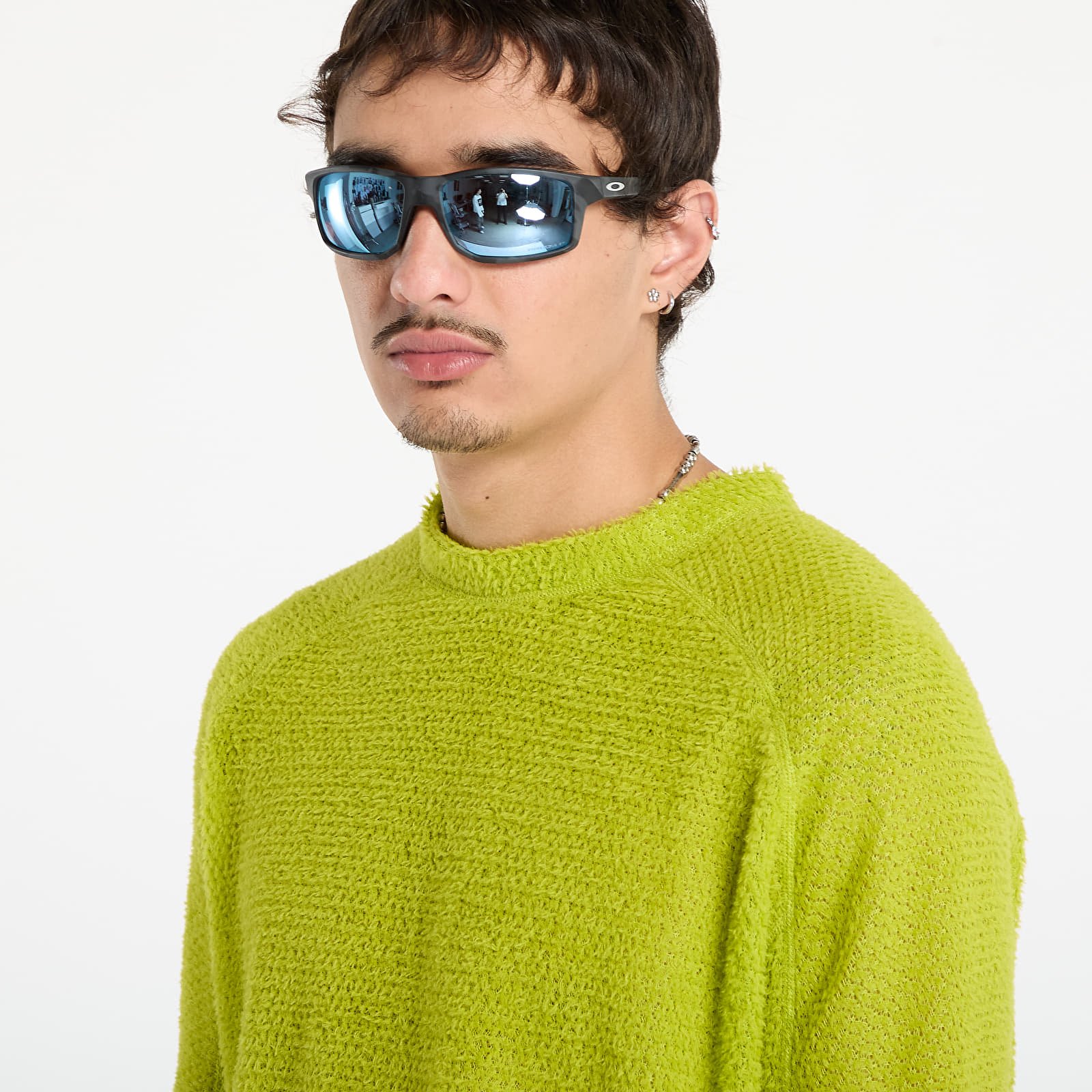 Majice T-shirt Satisfy FuzzFleece AD Long Tee UNISEX Grenoble Green