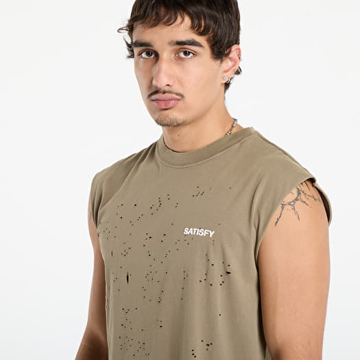 Satisfy MothTech Muscle Tee UNISEX Aged Falcon | Footshop