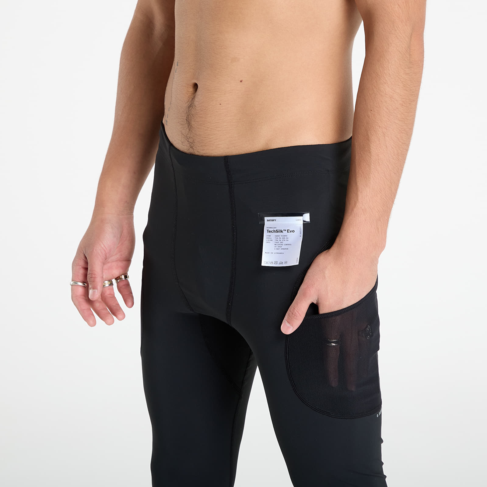 Pajkice Satisfy TechSilk Evo Cargo Tights Black