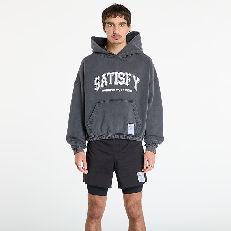 Felpa Satisfy SoftCell Hoodie UNISEX Aged Black