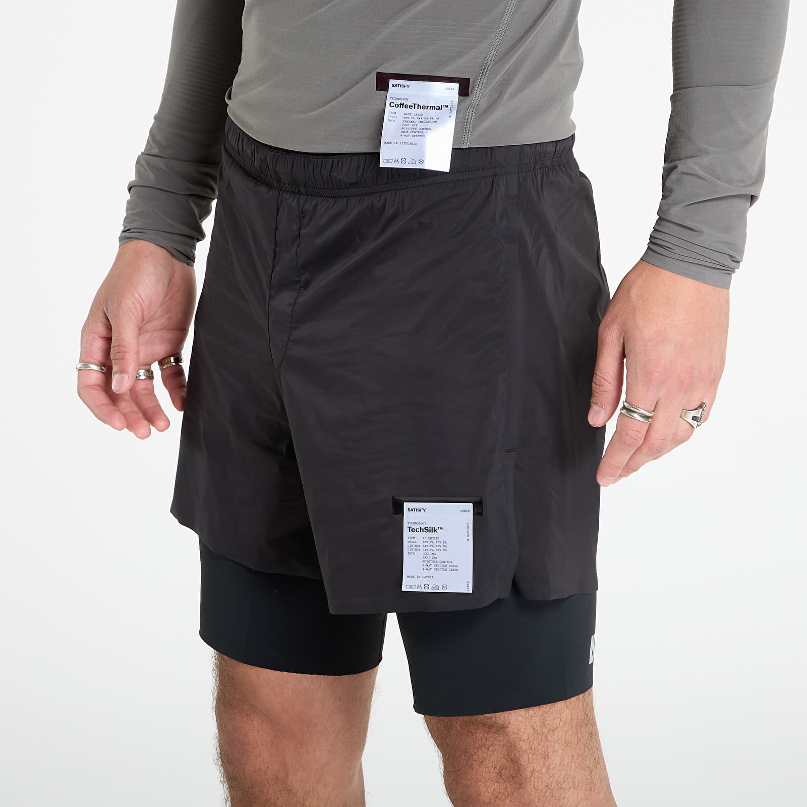 Kratke hlače Satisfy TechSilk 8" Shorts UNISEX Black