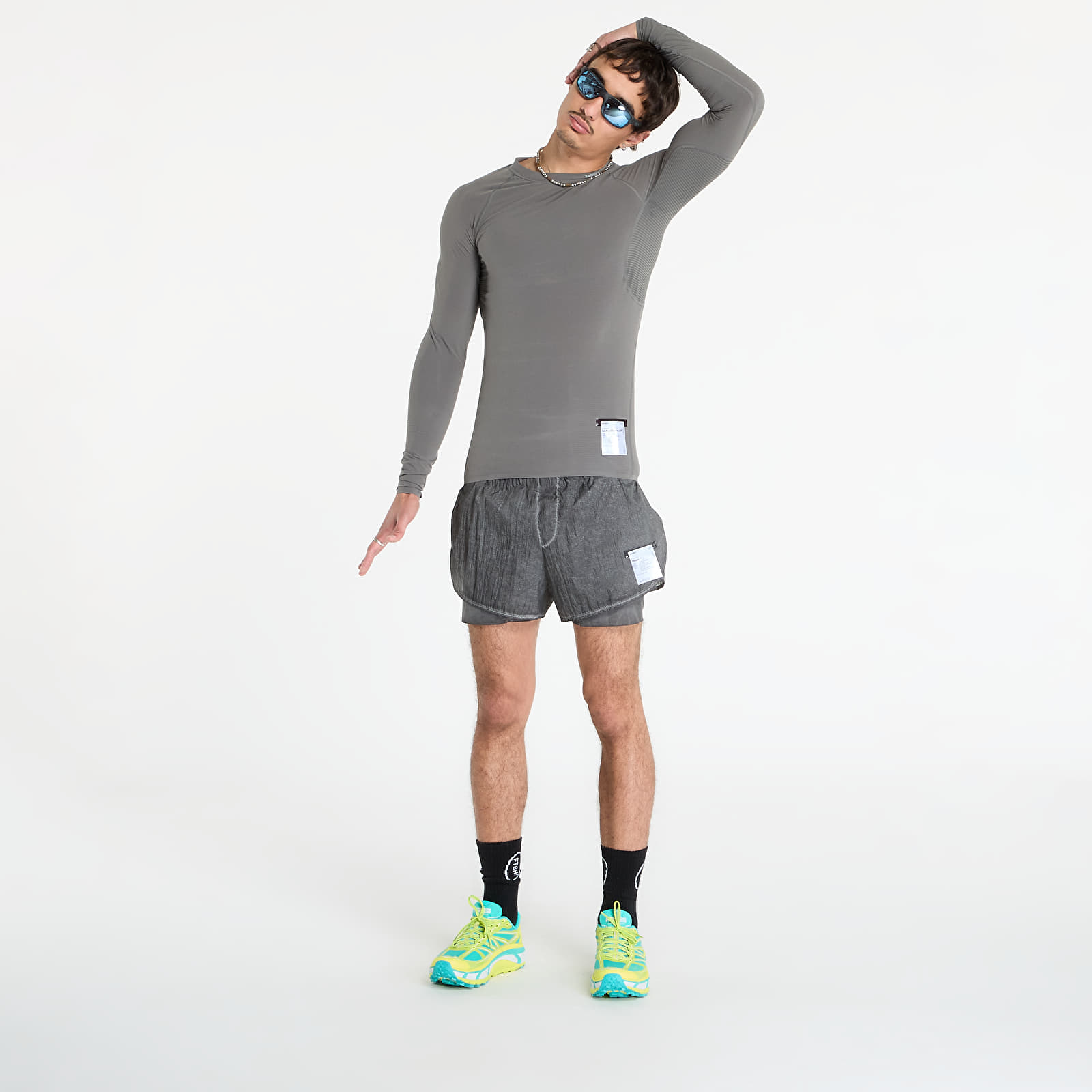Kratke hlače  Satisfy Rippy 3" Trail Shorts UNISEX Aged Black