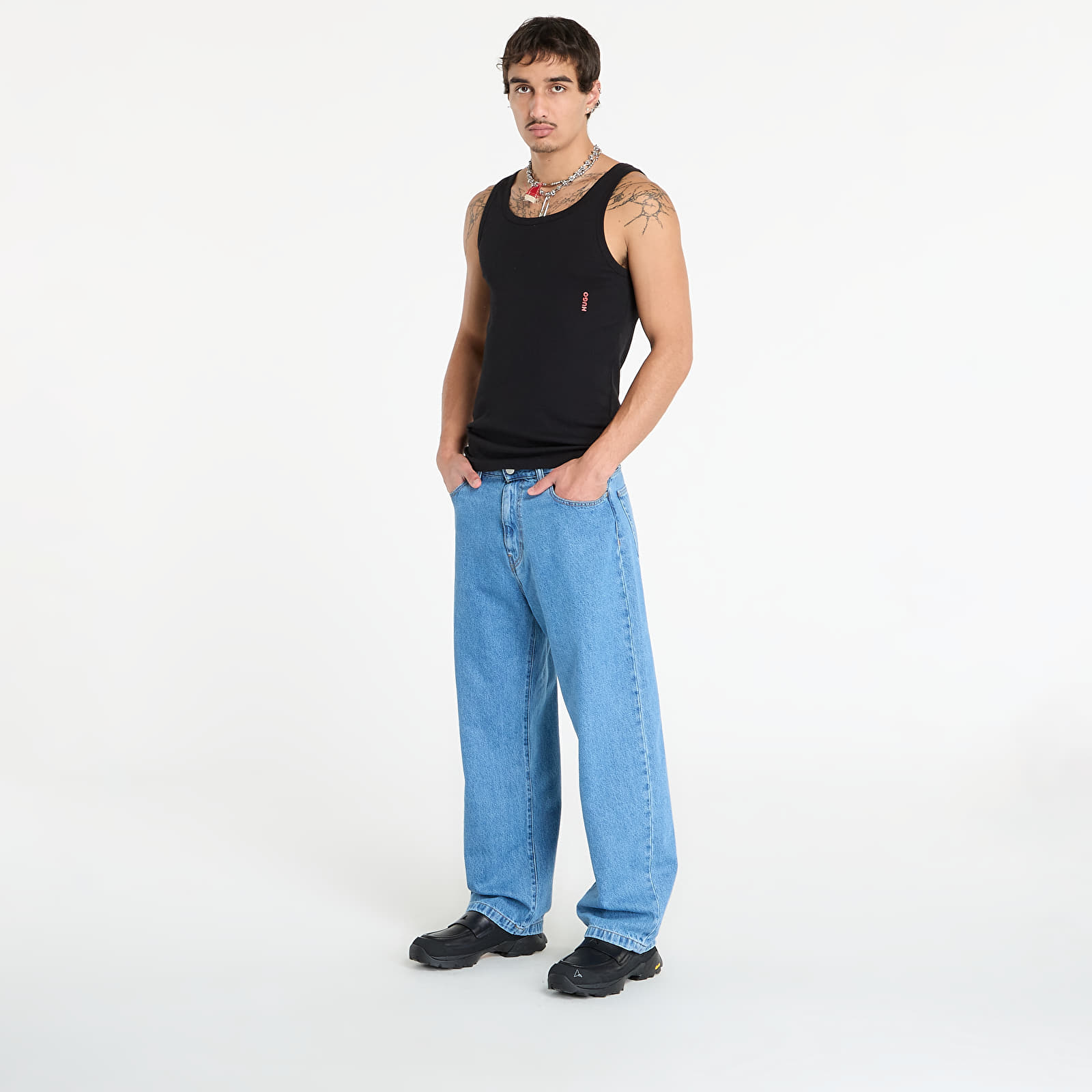 Дънки Carhartt WIP Landon Pant Blue Heavy Stone Wash