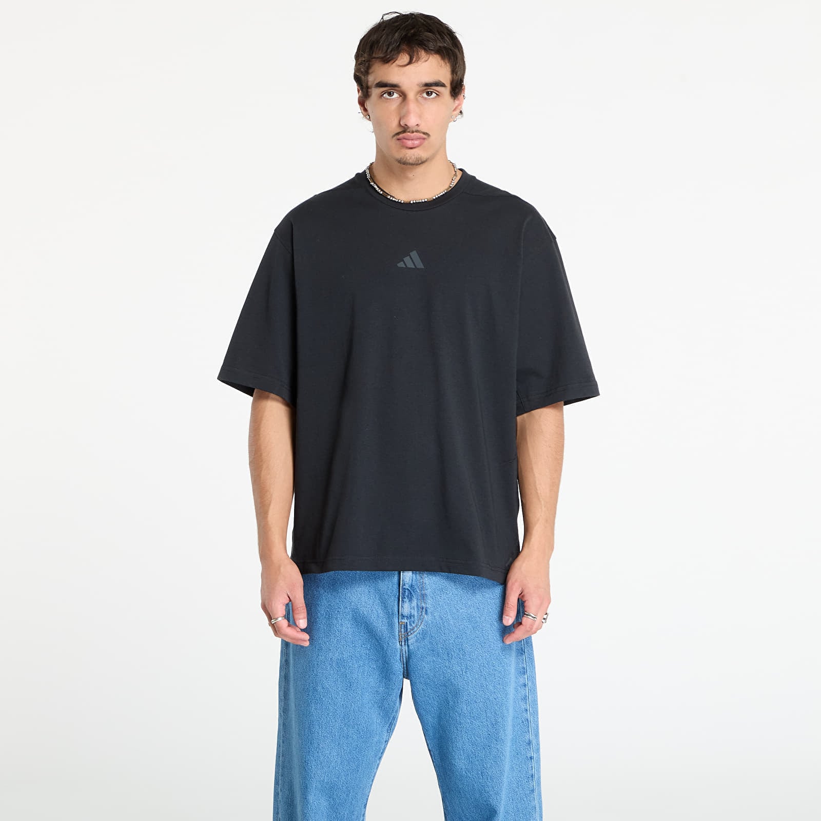 Tricou adidas Power Oversize T-Shirt Black M